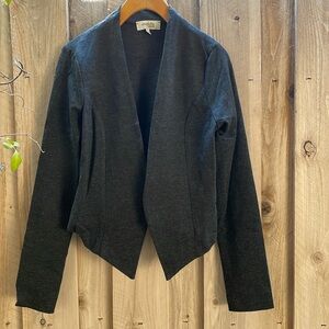 Charlotte Russe collarless blazer